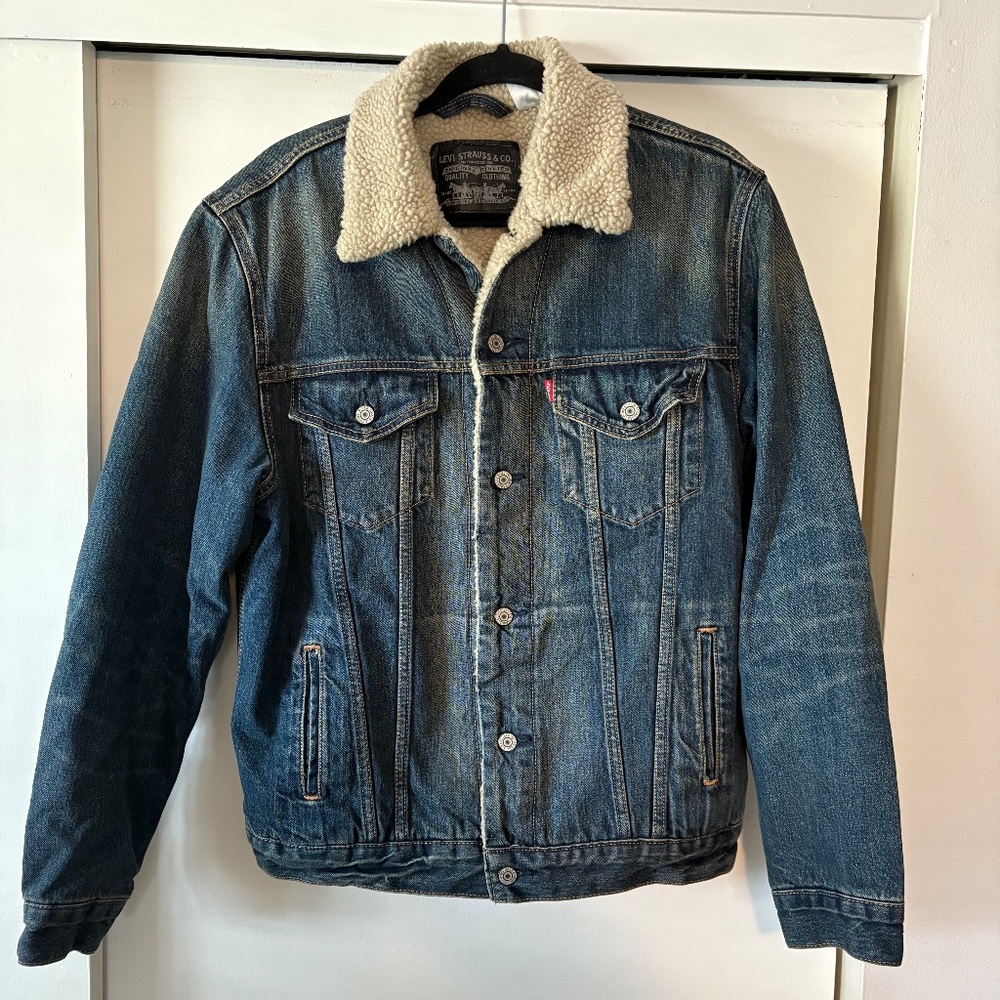 Levi's Sherpa Lined Denim Jacket - image 1